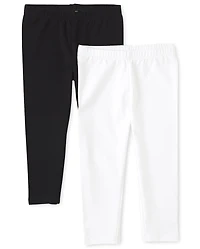 Girls Capri Leggings 2-Pack