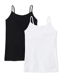Lot de 2 camisoles basiques pour filles