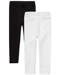 Baby And Toddler Girls Leggings 2-Pack