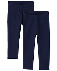 Baby And Toddler Girls Leggings 2-Pack