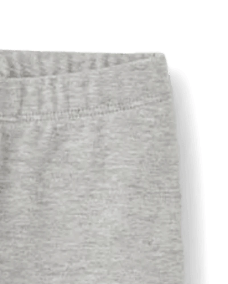 Lot de 2 leggings capri pour bébé et toute-petite fille