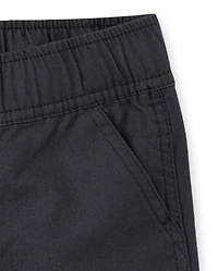 Boys Ripstop Pull On Cargo Shorts