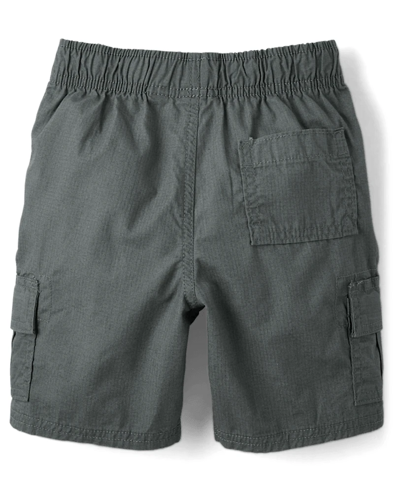Short cargo Ripstop à enfiler pour garçon