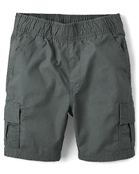 Short cargo Ripstop à enfiler pour garçon