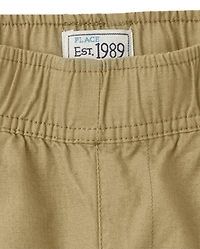 Boys Ripstop Pull On Cargo Shorts
