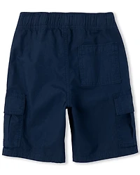 Boys Ripstop Pull On Cargo Shorts