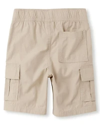 Boys Ripstop Pull On Cargo Shorts