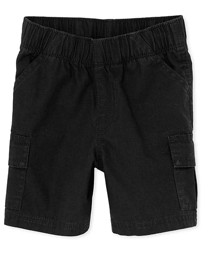 Toddler Boys Ripstop Pull On Cargo Shorts