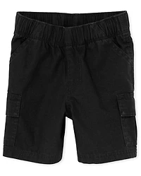 Short cargo à enfiler uniforme pour bébé et tout-petit garçon