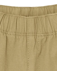 Toddler Boys Ripstop Pull On Cargo Shorts