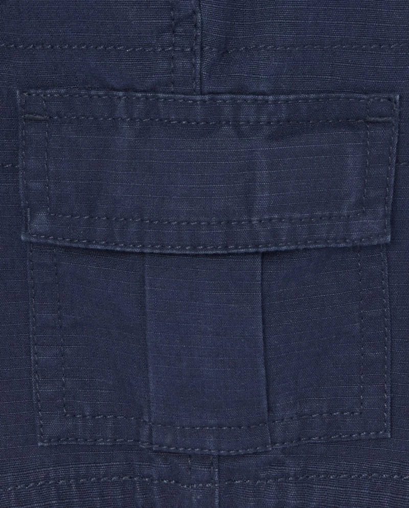 Toddler Boys Ripstop Pull On Cargo Shorts