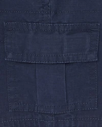 Toddler Boys Ripstop Pull On Cargo Shorts