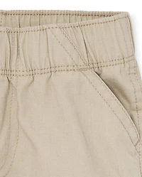 Toddler Boys Ripstop Pull On Cargo Shorts