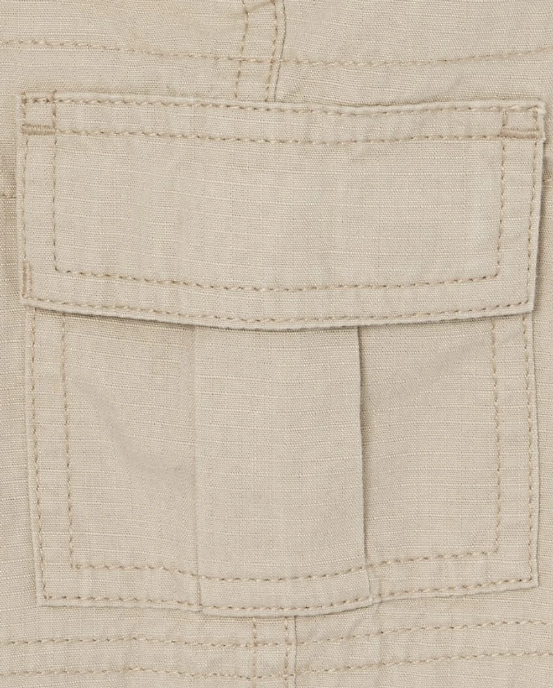 Toddler Boys Ripstop Pull On Cargo Shorts
