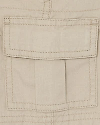 Toddler Boys Ripstop Pull On Cargo Shorts