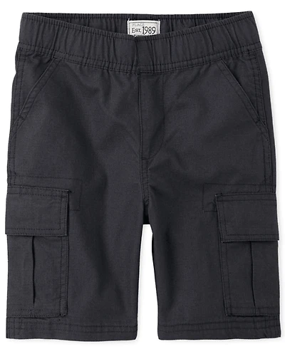 Boys Ripstop Pull On Cargo Shorts