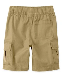 Boys Ripstop Pull On Cargo Shorts