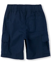 Boys Ripstop Pull On Cargo Shorts