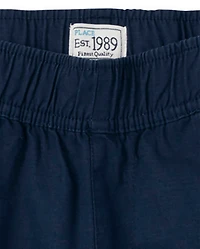 Boys Ripstop Pull On Cargo Shorts