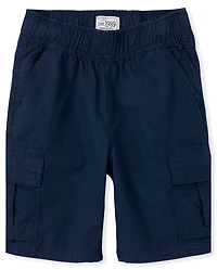 Boys Ripstop Pull On Cargo Shorts