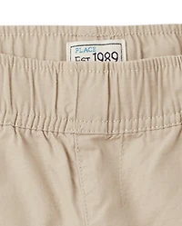 Boys Ripstop Pull On Cargo Shorts