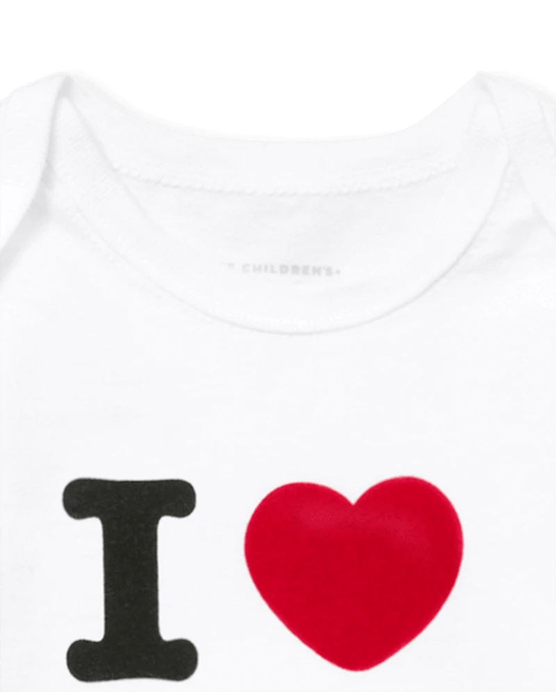 Baby Grandma And Grandpa Graphic Bodysuit