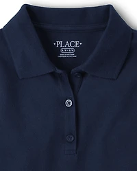 Girls Uniform Soft Pique Polo Dress