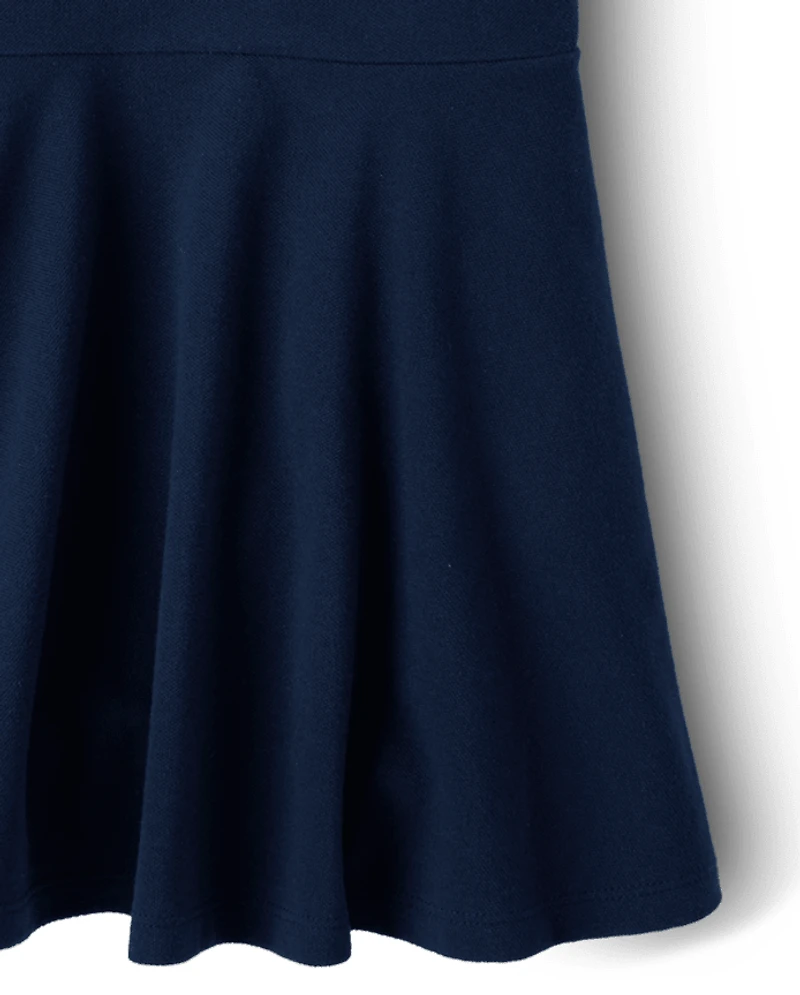 Girls Uniform Soft Pique Polo Dress