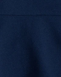 Robe polo en piqué à manches longues pour fille