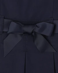 Girls Uniform Bow Jumper