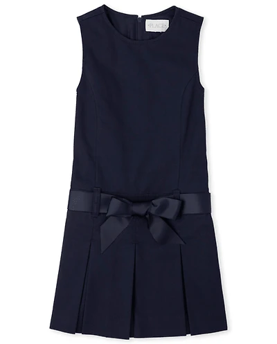 Girls Uniform Bow Jumper