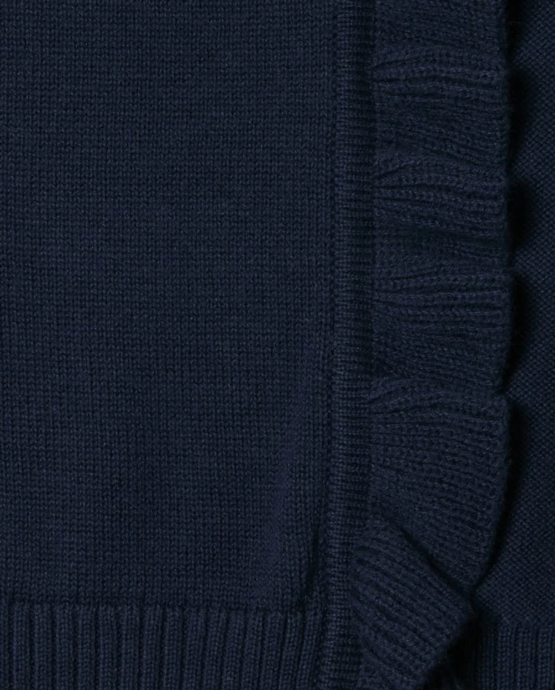 Girls Ruffle Open Front Cardigan