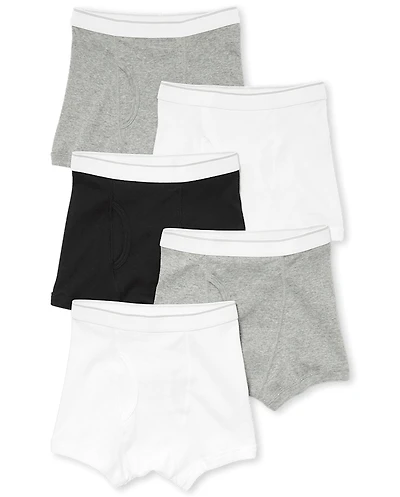 Boys Boxer Brief Underwear 5-Pack