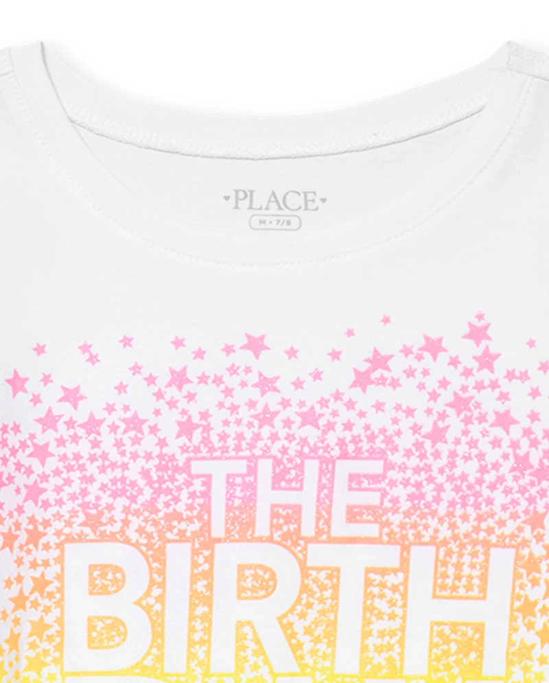 Girls Birthday Graphic Tee