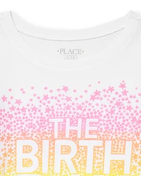 Girls Birthday Graphic Tee