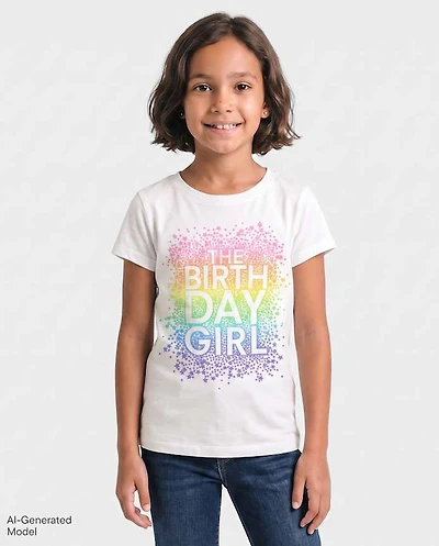 Girls Birthday Graphic Tee