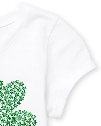 Baby And Toddler Girls St. Patrick's Day Graphic Tee