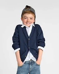 Boys V Neck Cardigan