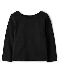 T-shirt à superposition basique pour bébé et toute-petite fille