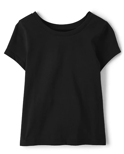 T-shirt à superposition basique pour bébé et toute-petite fille