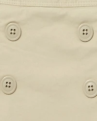 Girls Uniform Stretch Button Skort