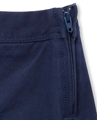 Jupe-short boutonnée pour fille