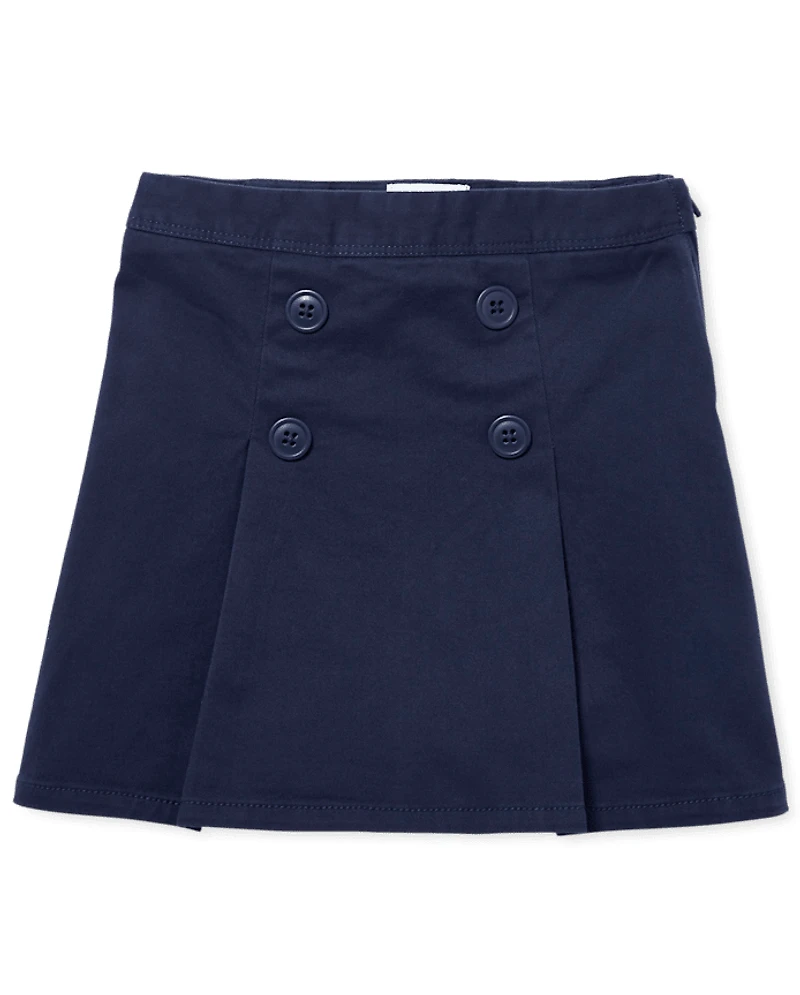 Jupe-short boutonnée pour fille