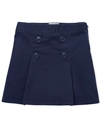 Jupe-short boutonnée pour fille