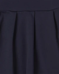 Girls Uniform Ponte Knit 2 1 Dress