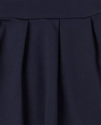 Girls Uniform Ponte Knit 2 1 Dress
