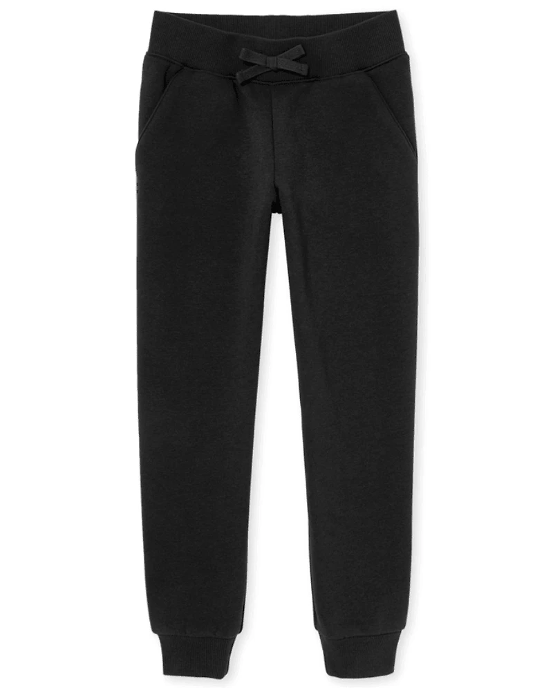 Girls Fleece Jogger Pants