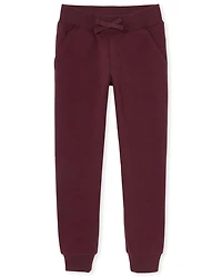 Girls Fleece Jogger Pants