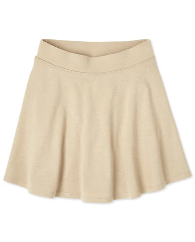 Girls Uniform Ponte Knit Skort