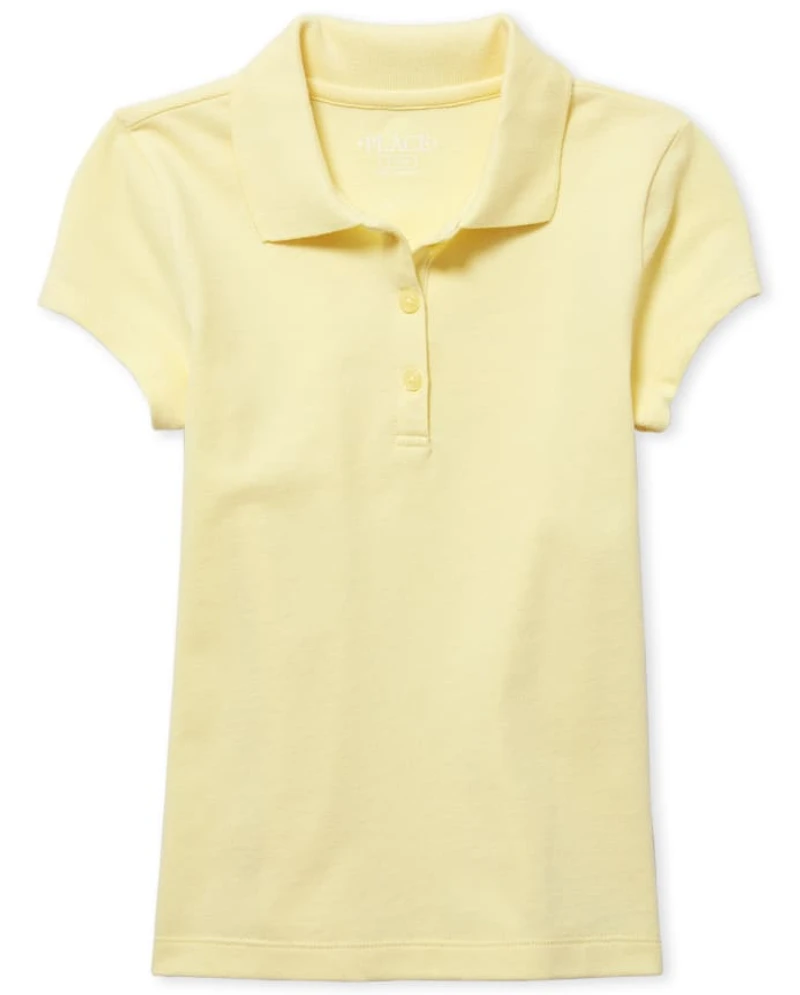 Girls Uniform Pique Polo
